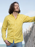 Men's Yellow Casual Shirt - FMTS20-31382
