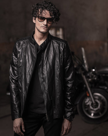 Men's Black Jacket - FMTJ17-39026