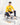 Men's Yellow Crew Neck Graphic Tee - FMTTF20S-002