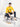 Men's Yellow Crew Neck Graphic Tee - FMTTF20S-002