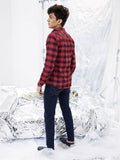 Men's Red Casual Shirt - FMTS20-31407