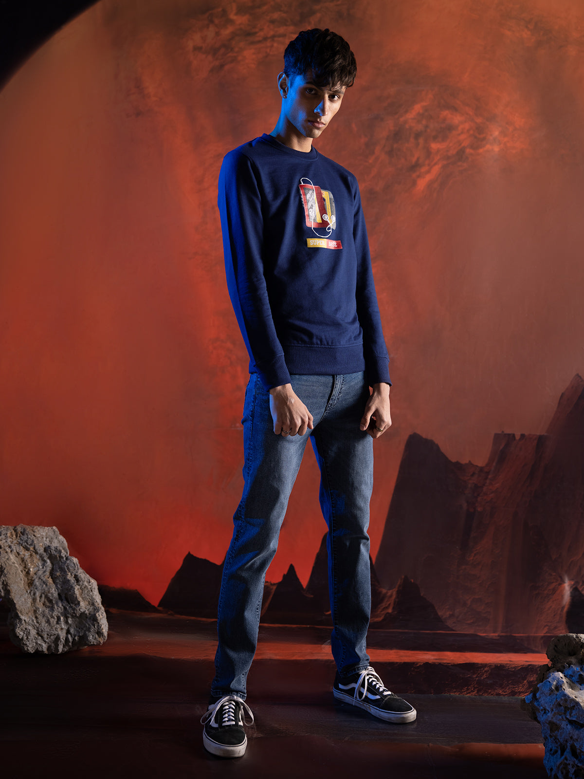 Men's Blue Sweatshirt - FMTSS20-001