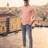 Men's Pink Casual Shirt - FMTS21-31442