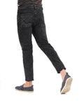 Men's Black Denim Jeans - FMBP21-005