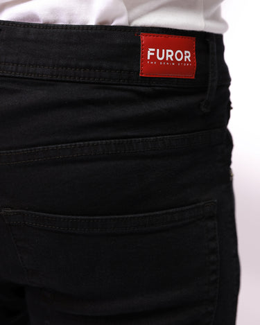 Men's Black Denim Jeans - FMBP20-022