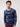 Men's Blue Camo Crew Neck Graphic Tee - FMTTF20C-001