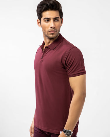 Men's Maroon Polo Shirt - FMTCP20-007