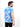 Men's White Blue Printed Tee - FMTPT21-016