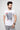 Men's White Crew Neck Graphic Tee - FMTGT21-024