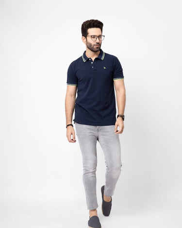 Men's Blue Polo Shirt - FMTCP21-003