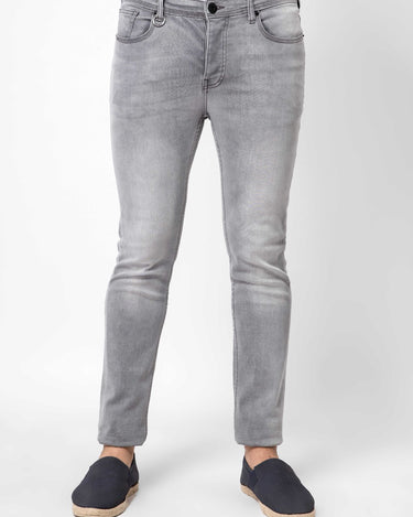 Men's Light Grey Denim Jeans - FMBP21-014
