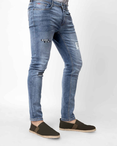 Men's Light Blue Denim Jeans - FMBP21-007