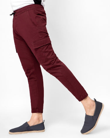 Men's Burgundy Jogger Pant - FMBTW21-005