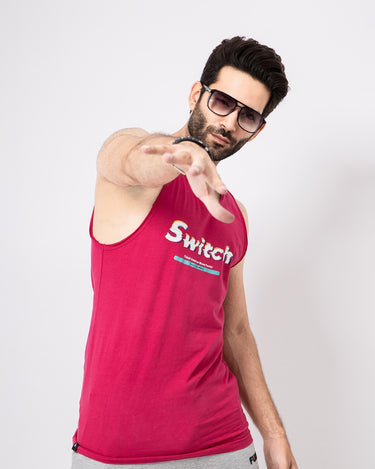 Men's Pink Tank Top - FMTTR21-013