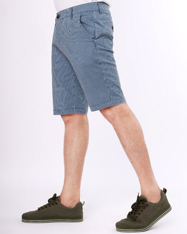 Men's Blue White Shorts - FMBSW21-002