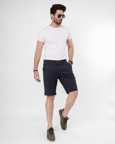 Men's Navy Blue Shorts - FMBSW21-034