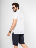 Men's White Polo Shirt - FMTCP21-016