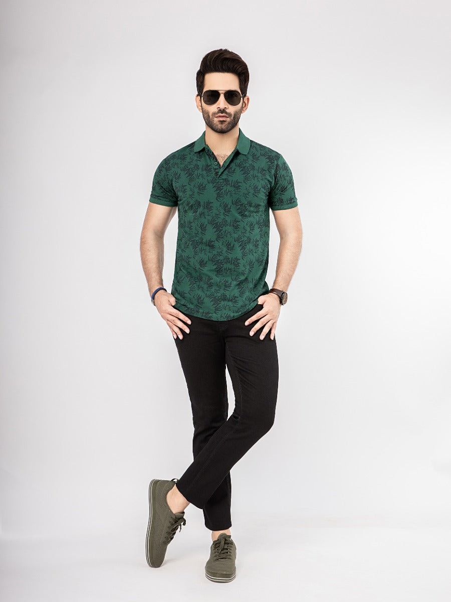 Men's Green Polo Shirt - FMTPP21-007