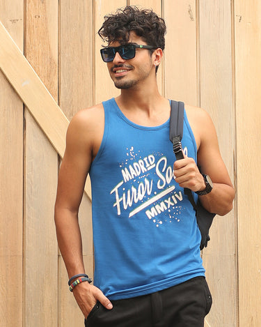 Men's Royal Blue Tank Top - FMTTS19-004