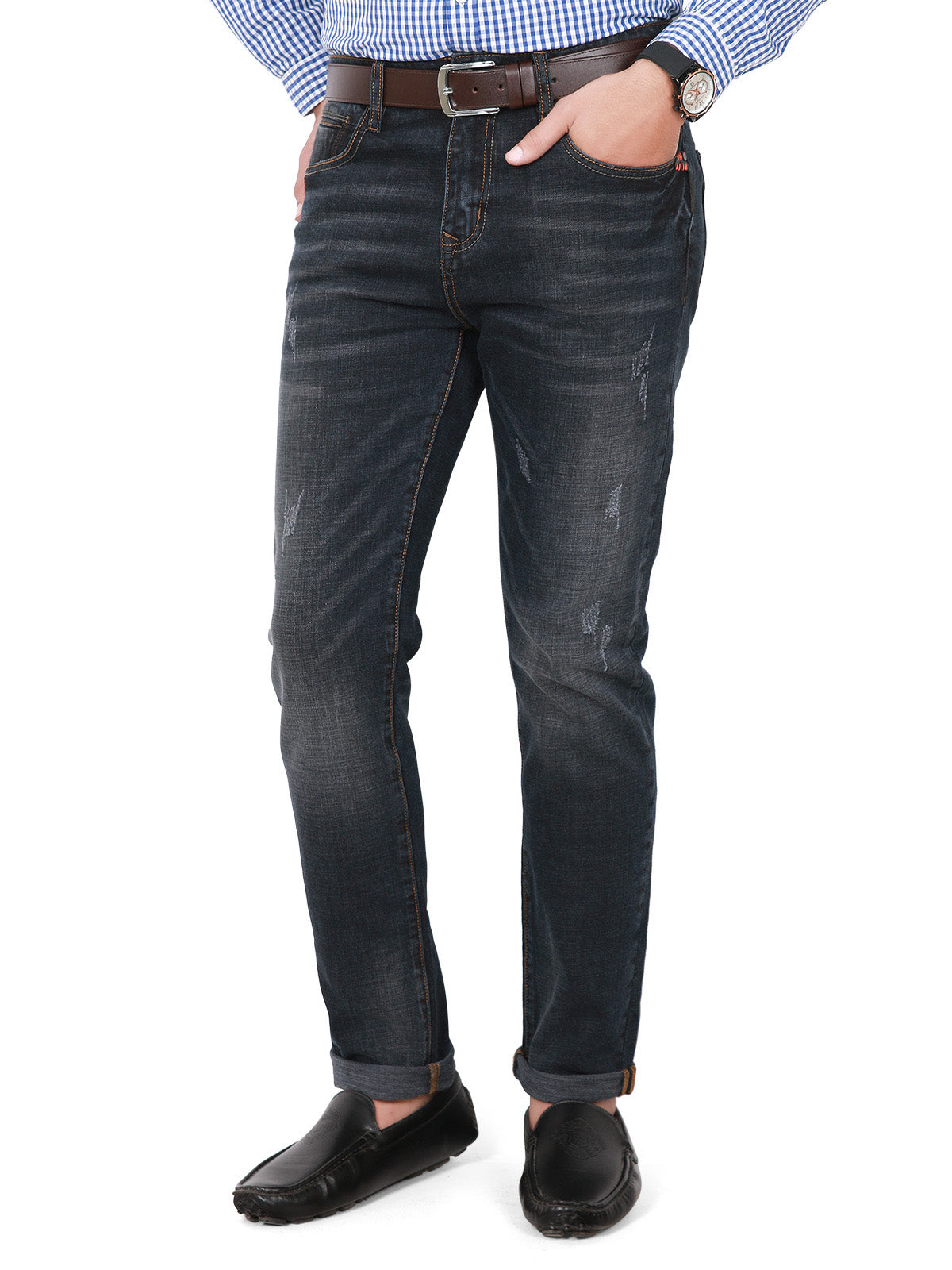 Men's Denim Jeans - F-MBP-D16-32058