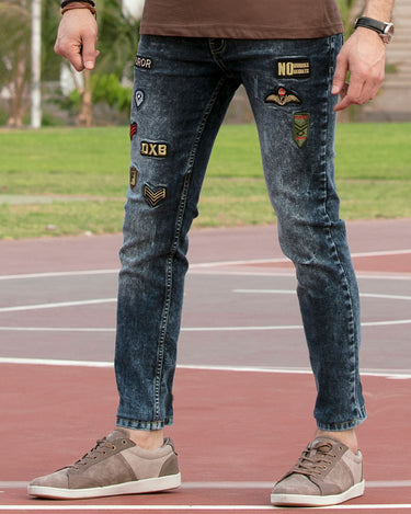 Men's Blue Denim Jeans - FMBP19-016