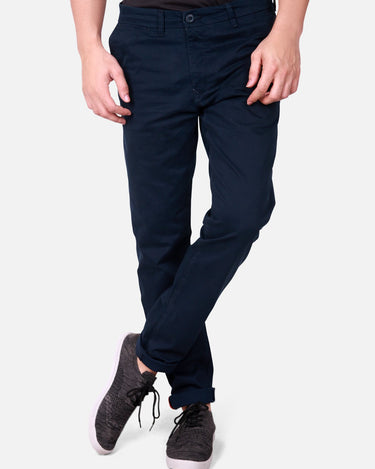 Men's Navy Blue Chino Pant - FMBCP17-004