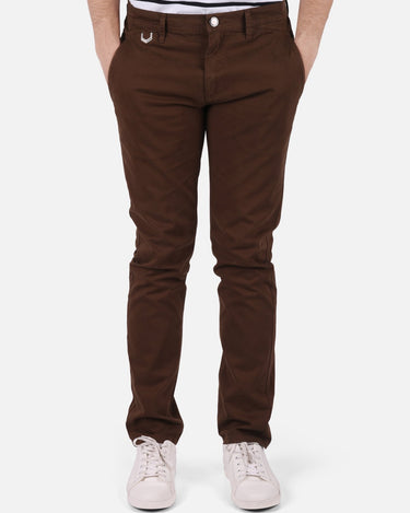 Men's Dark Brown Chino Pant - FMBCP18-012