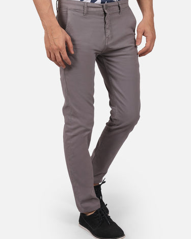 Men's Mid Grey Chino Pant - FMBCP19-024