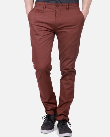 Men's Brown Chino Pant - FMBCP17-014