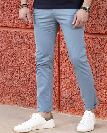 Men's Light Blue Chino Pant - FMBCP19-005