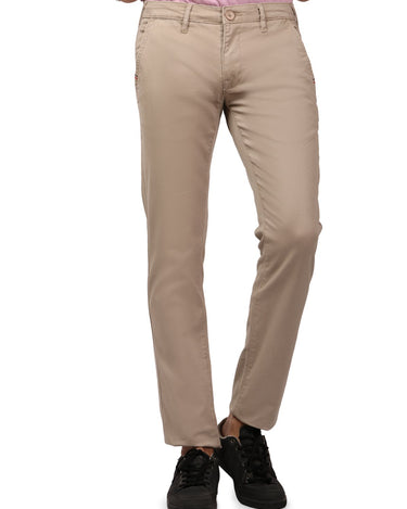 Men's Beige Chino Pant - FMBCP19-056