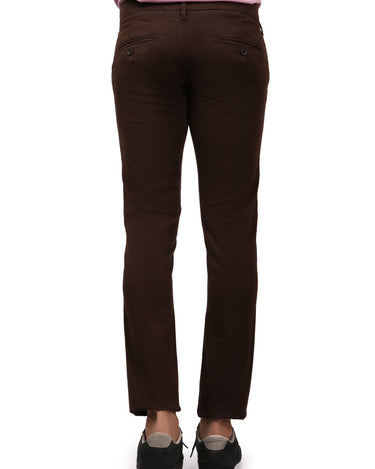 Men's Dark Brown Chino Pant - FMBCP19-057