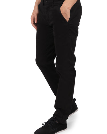 Men's Black Chino Pant - FMBCPL19-018