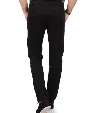 Men's Black Chino Pant - FMBCPL19-018