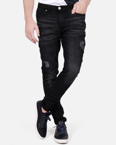 Men's Black Denim Jeans - FMBP17-016