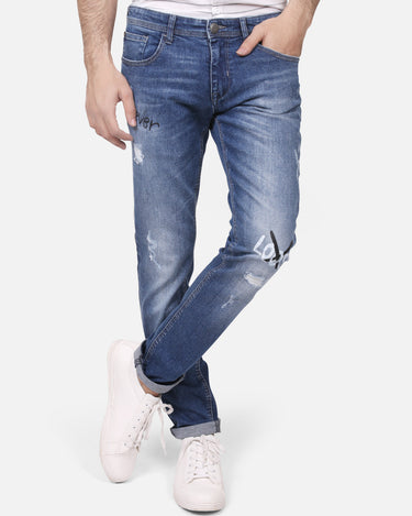 Men's Blue Denim Jeans - FMBP18-003