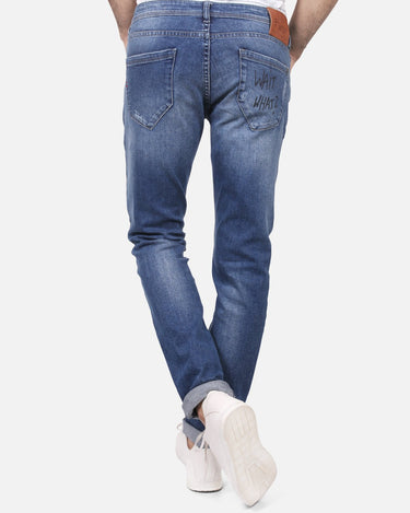 Men's Blue Denim Jeans - FMBP18-003