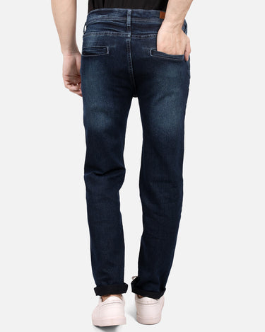 Men's Dark Blue Denim Jeans - FMBP18-015