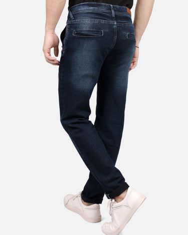 Men's Dark Blue Denim Jeans - FMBP18-015