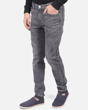 Men's Dark Grey Denim Jeans - FMBP18-031