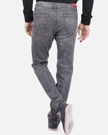 Men's Dark Grey Denim Jeans - FMBP18-031