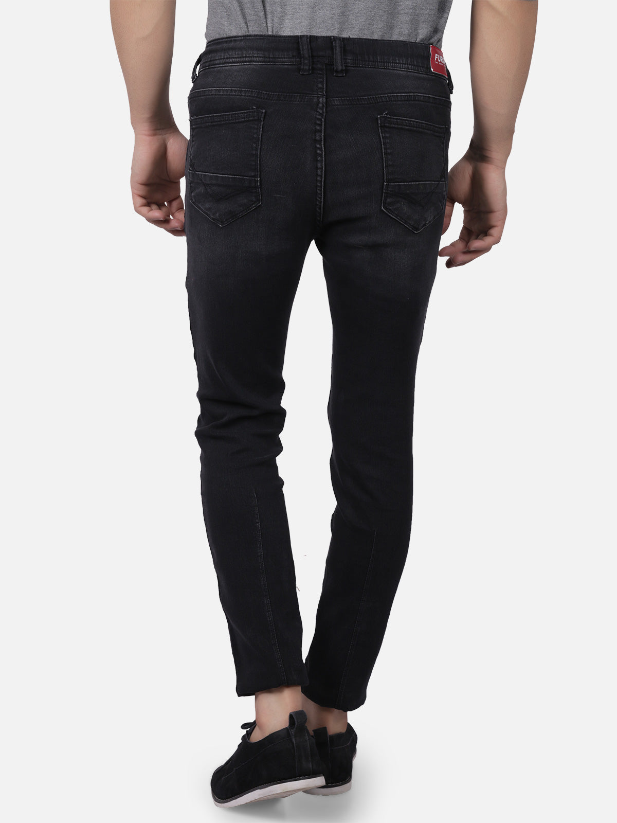 Men's Charcoal Denim Jeans - FMBP18-042