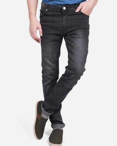 Men's Dark Grey Denim Jeans - FMBP18-045