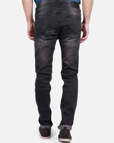 Men's Dark Grey Denim Jeans - FMBP18-045