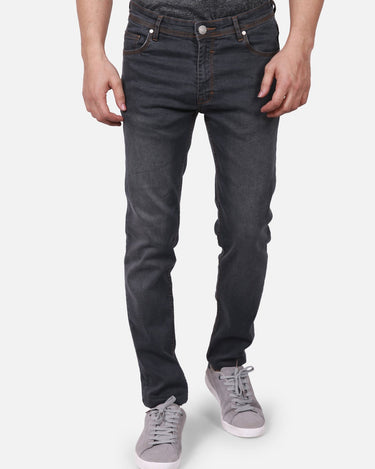 Men's Dark Grey Denim Jeans - FMBP18-050