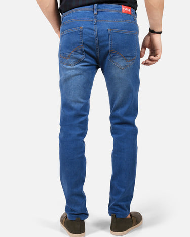 Men's Mid Blue Denim Jeans - FMBP19-018