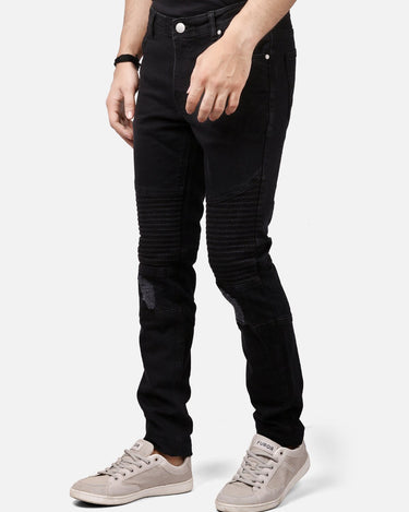 Men's Black Denim Jeans - FMBP19-028