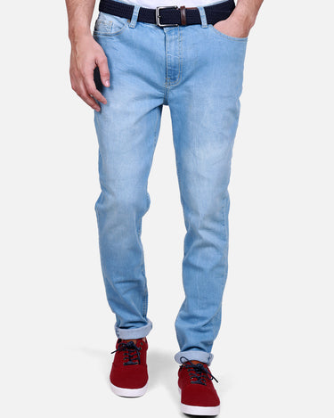 Men's Light Blue Denim Jeans - FMBP17-008