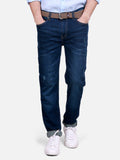 Men's Dark Blue Denim Jeans - FMBP17-009