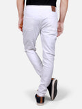 Men's White Denim Jeans - FMBP17-013